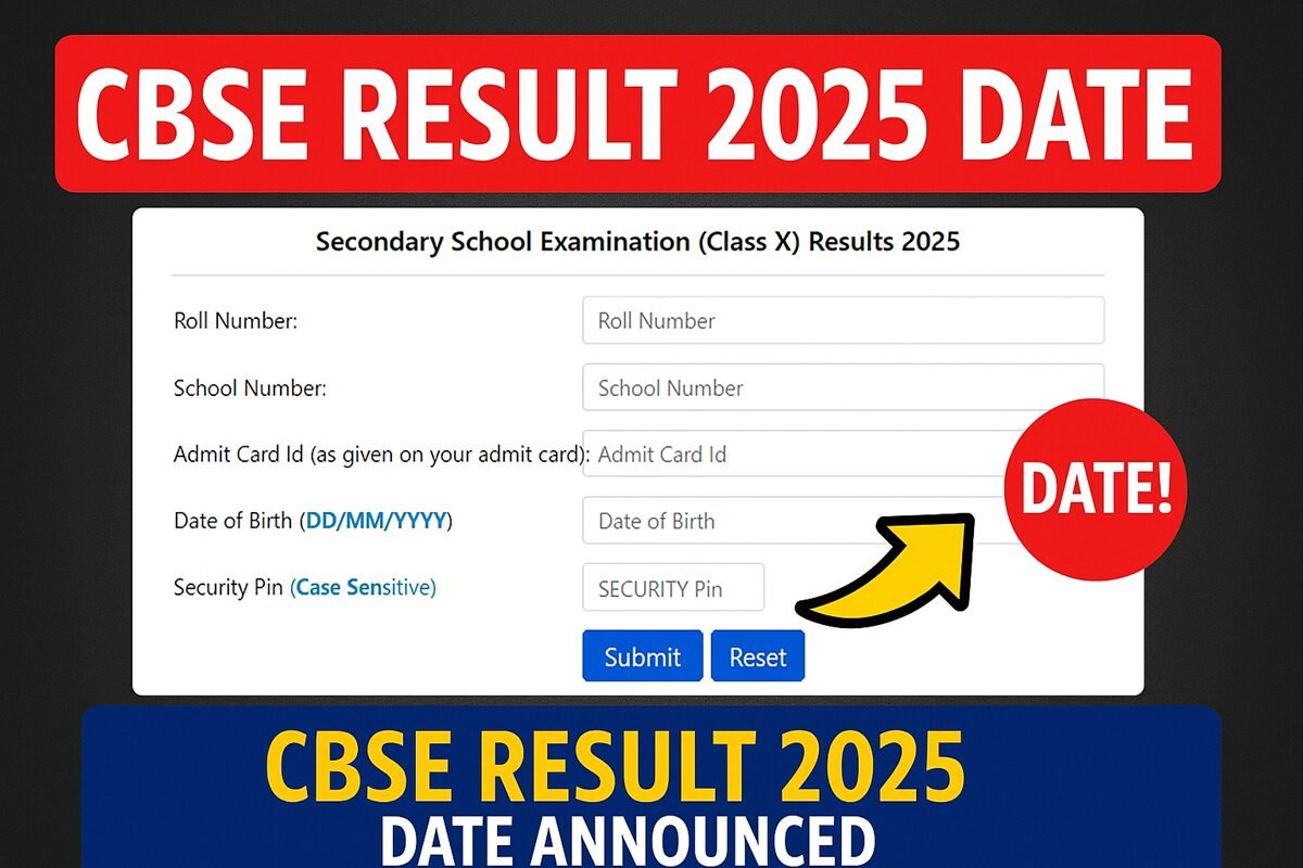 CBSE Result 2025 Date