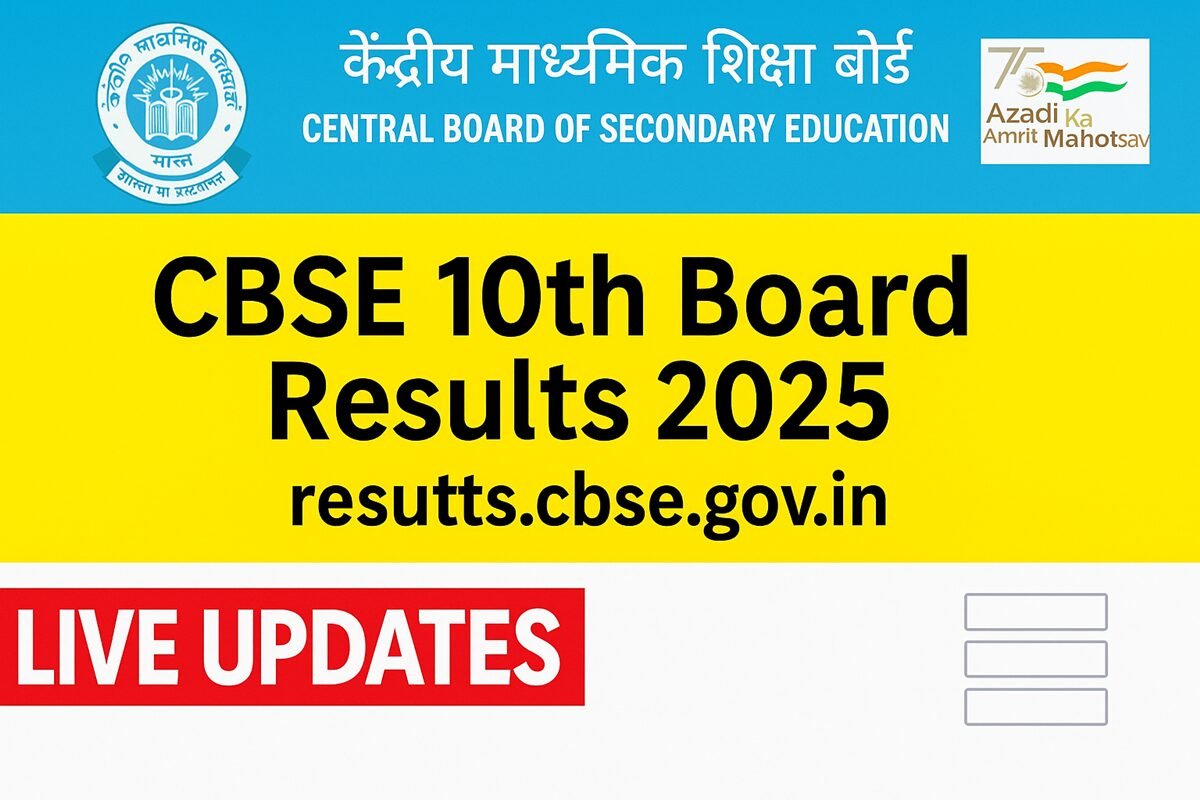 CBSE 10th Board Results 2025 out