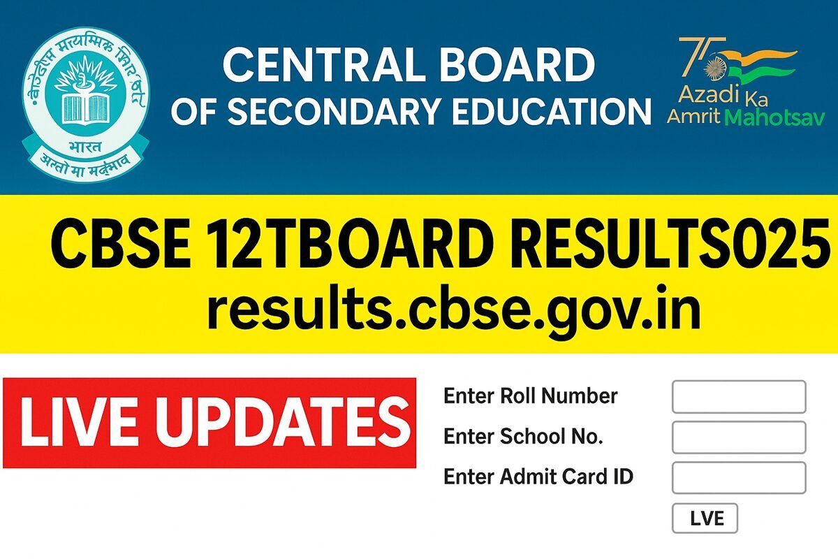 CBSE 12th Board Results 2025 out