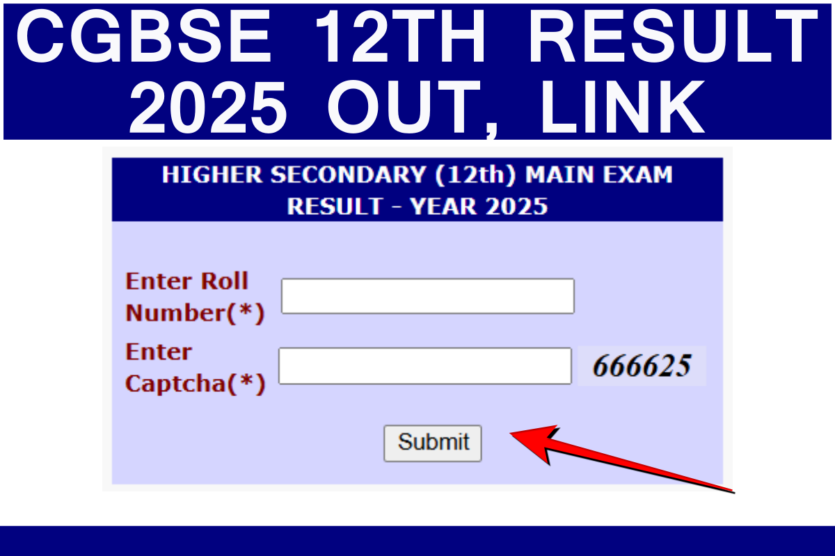 CGBSE 12th Result 2025
